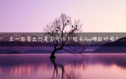 五一自驾出行是否可以？租车App哪款好用？