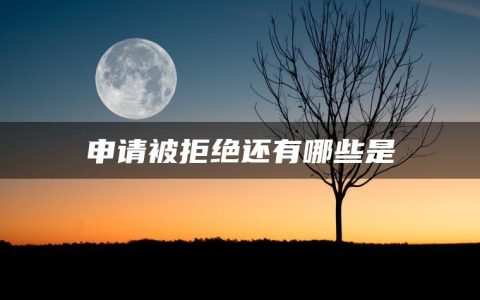 申请被拒绝还有哪些网贷是能借的?综合评分不好哪里可以借钱呢