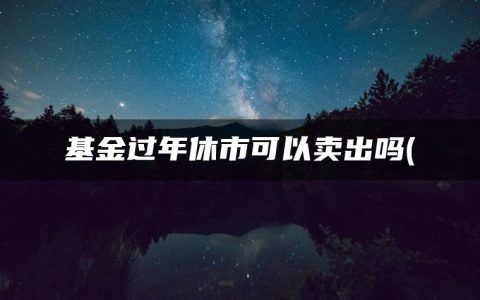 基金过年休市可以卖出吗(微信安稳债基三天没有收益是怎么回事)