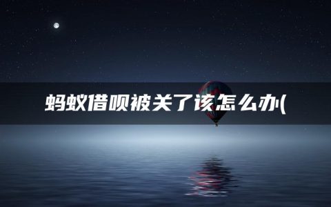 蚂蚁借呗被关了该怎么办(借呗欠了10万逾期4年了)