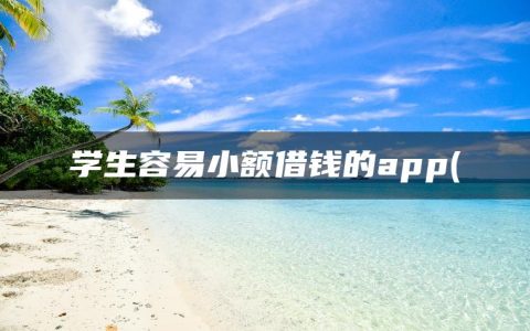 学生容易小额借钱的app(盘点借贷平台哪个容易下款)